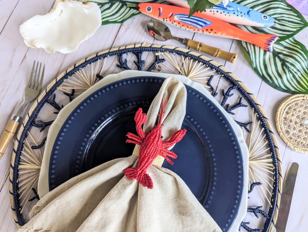 Macondo Forever Lobster Handwoven Iraca Napkin Ring Review