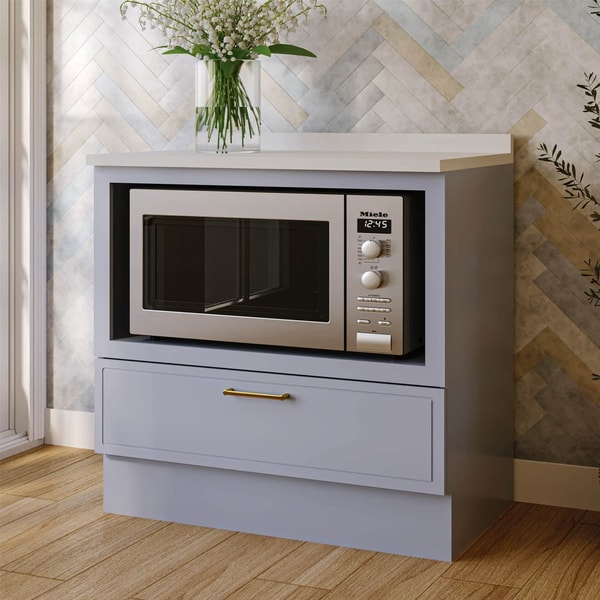 MadeiraMadeira alc&atilde;o Forno Marselha Azul/Branco Avalia&ccedil;&atilde;o