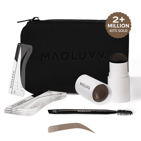 Madluvv Medium Brown Brow Stamp Kit Review