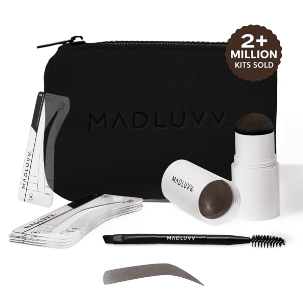 Madluvv Dark Brown Brow Stamp Kit Review