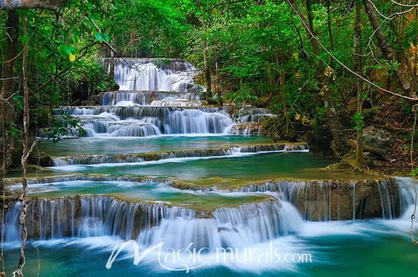 Magic Murals Thailand Waterfall Review