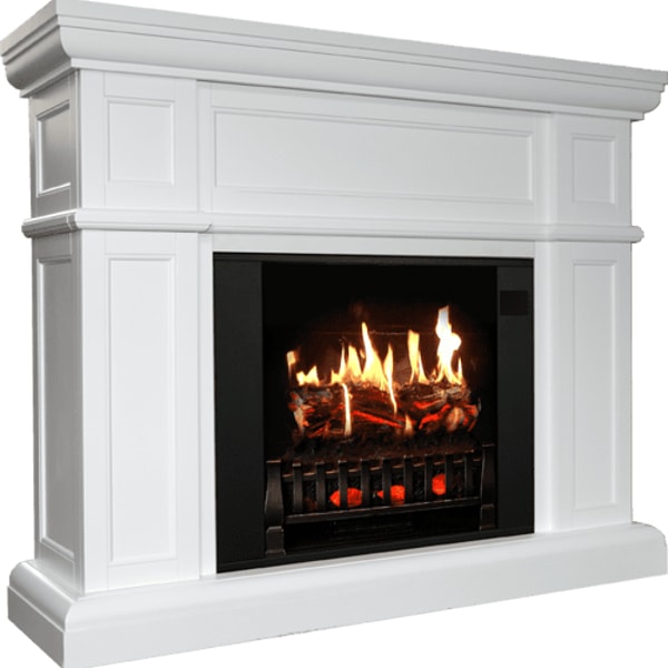 MagikFlame Artemis Modern White Electric Fireplace Mantel & Insert Review