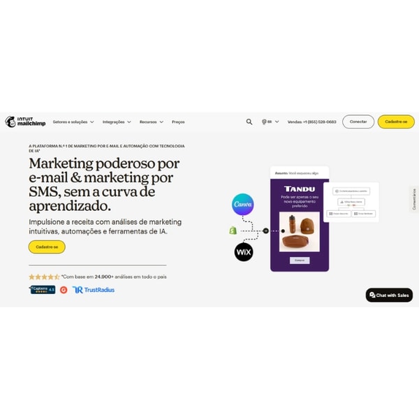 Mailchimp Marketing poderoso por e-mail & marketing por SMS Avalia&ccedil;&atilde;o