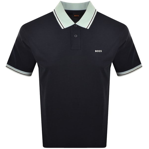 Mainline Menswear BOSS Blocks Polo Dark Blue Reviews