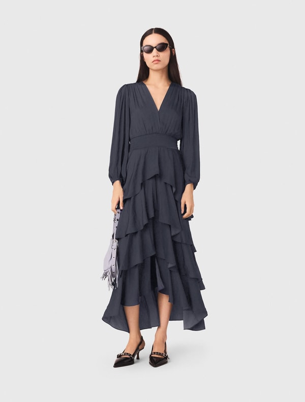 Maje Ruffled Maxi Dress Review