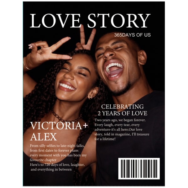 Make Photo Puzzle Personalised LOVE STORY Magazine Review