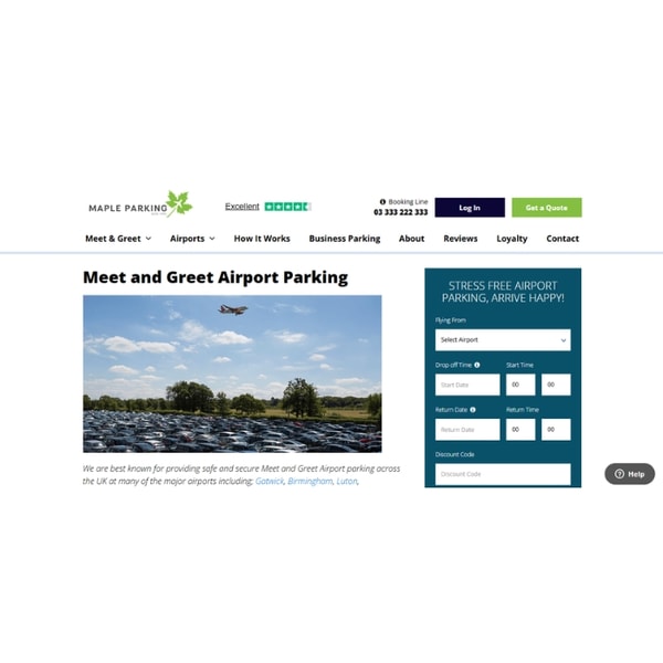 Maple Parking Meet & Greet Parking Review
