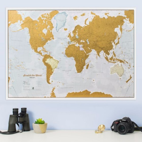 Maps International Scratch The World Travel Map Review