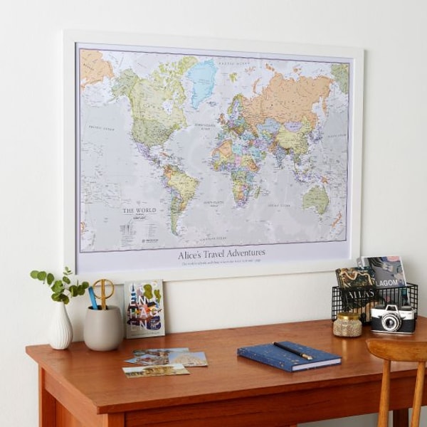 Maps International Personalised Classic World Map Review