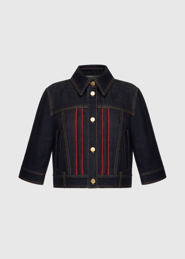 Maria Kokhia Cropped selvedge jacket მიმოხილვა