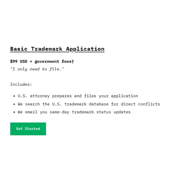 Markavo Basic Trademark Application Review
