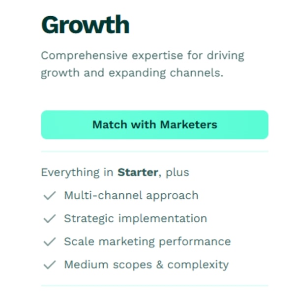 MarketerHire Growth Plan Review