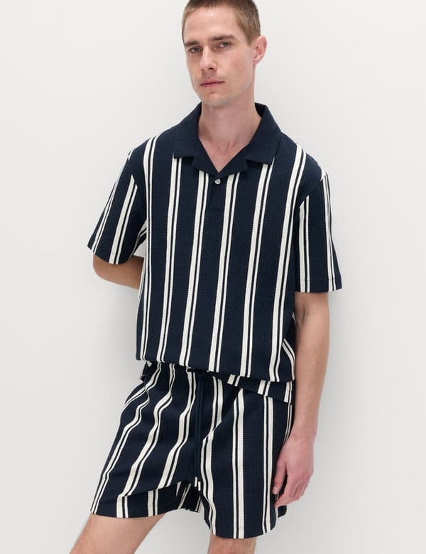 Marks & Spencer Stripe Seersucker Polo Review