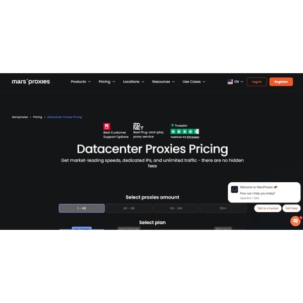 MarsProxies Datacenter Proxies Review