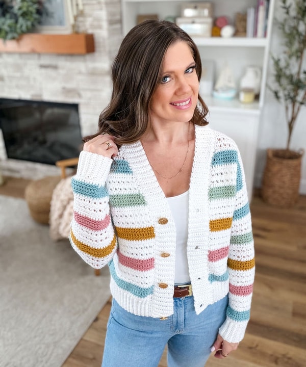 Mary Maxim MJ's Signature Cardigan Review