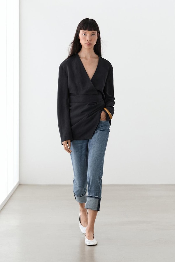 Massimo Dutti Kimono ligero detalle faj&iacute;n Review