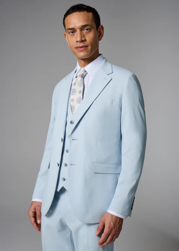 Matalan Taylor & Wright Everly Light Blue Slim Fit Suit Jacket Review
