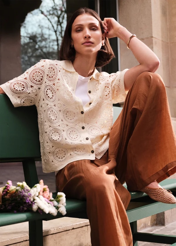 Matalan Cream Crochet Knitted Top Review