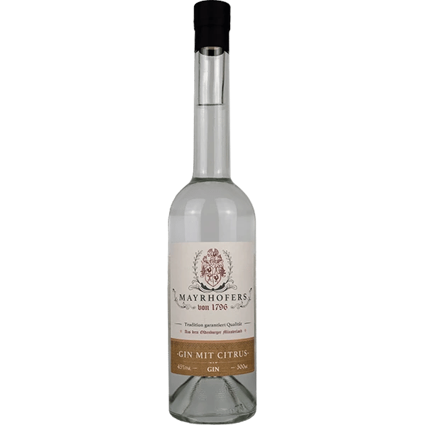 Mayrhofers 1796 Gin mit Zitrusnote Bewertung