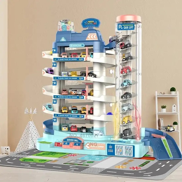 MEACAOFG Kids Electric Parking Garage Toy Set Review