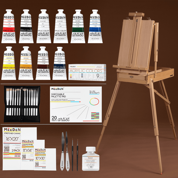 Meeden Art Professional Artist Acrylic Painting Set Review