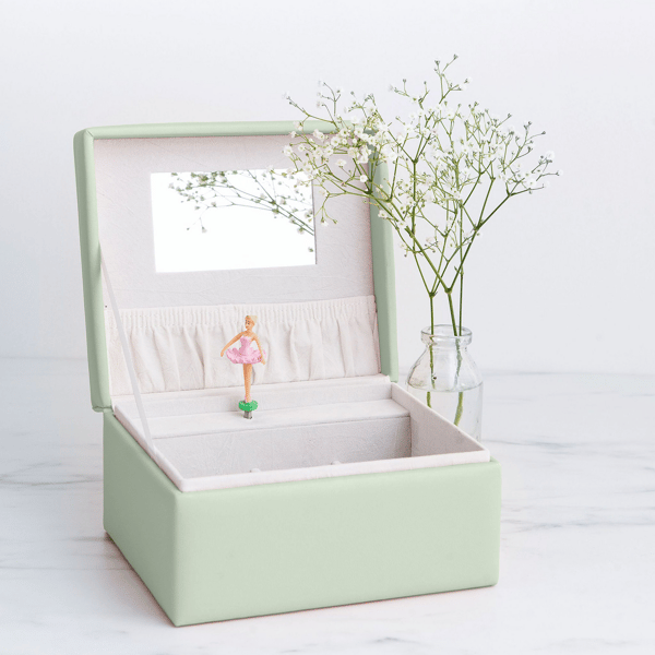 meminio Musical Jewellery Box in Sage Green Review