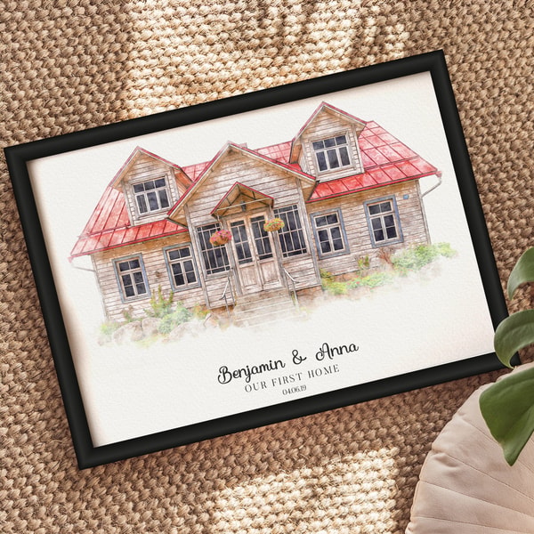 Memorialize Art Watercolor Memorial House Portrait Review