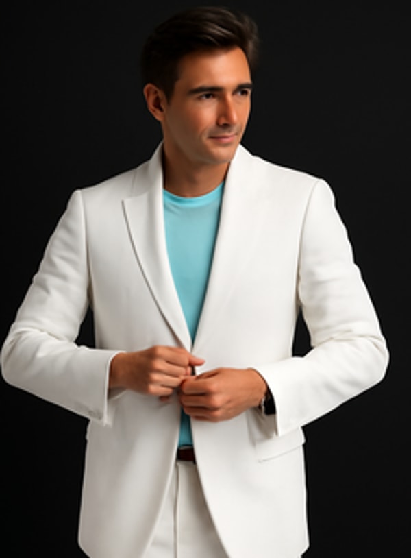 Mens Tuxedo USA Mens Don Johnson Miami Vice White Suit Costume Review