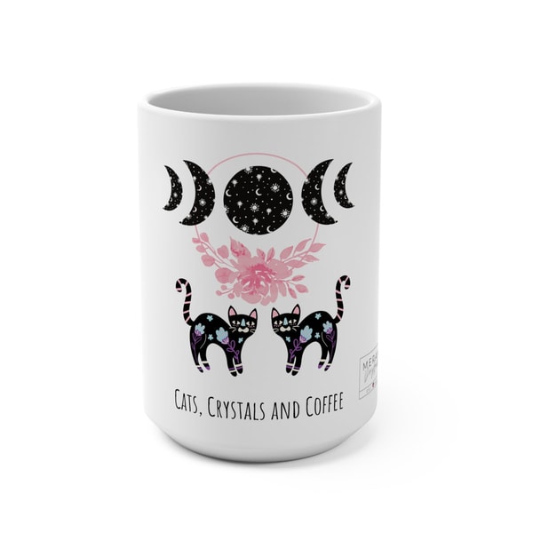 Meraki Daydream Cats Crystals Coffee Mug Review