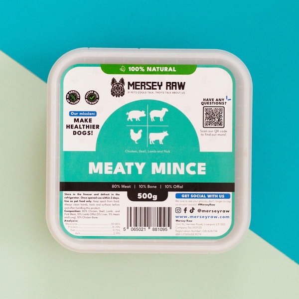 Mersey Raw Meaty Mince Raw Dog Food Review