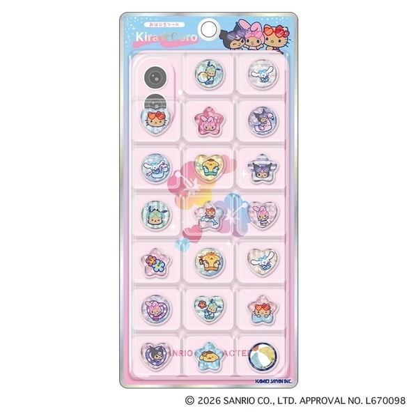 METAL BOX Sanrio Characters Night Party Stickers レビュー