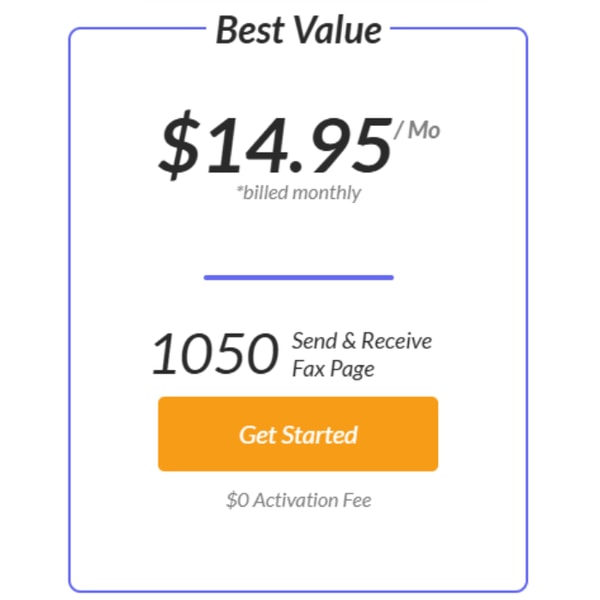 MetroFax Best Value Plan Review
