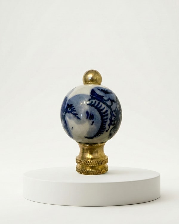 Michelle C. Kendall Chinoiserie Blue Finial Review
