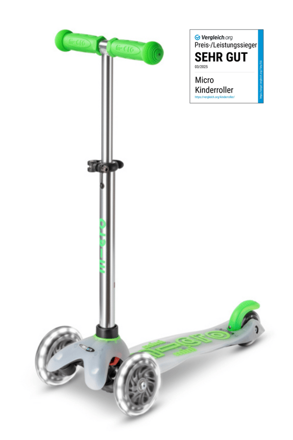 Micro Scooter Mini Micro Deluxe Flux LED Bewertung