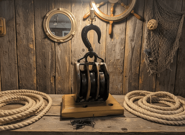 Midgard Made Two-Hundred-Year-Old Triple Pully Lamp Review