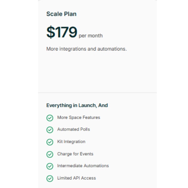 Mighty Networks Scale Plan Review