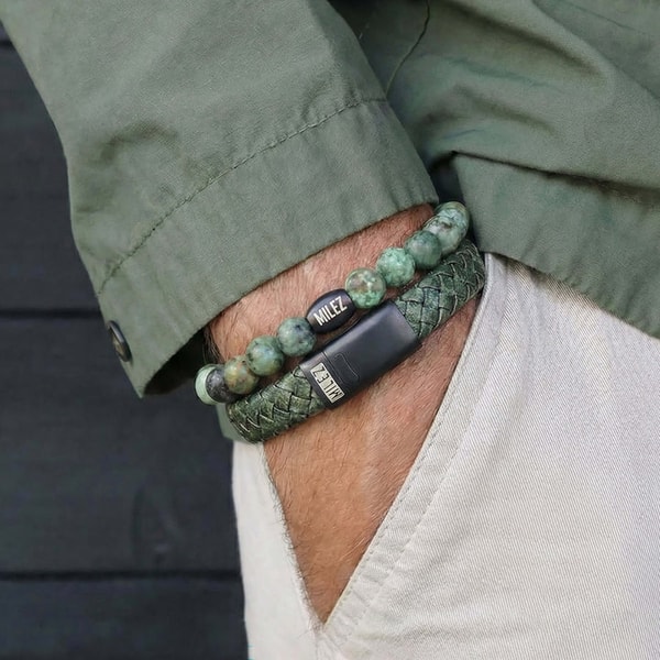 Milez Bracelets Green Ground Beoordeling
