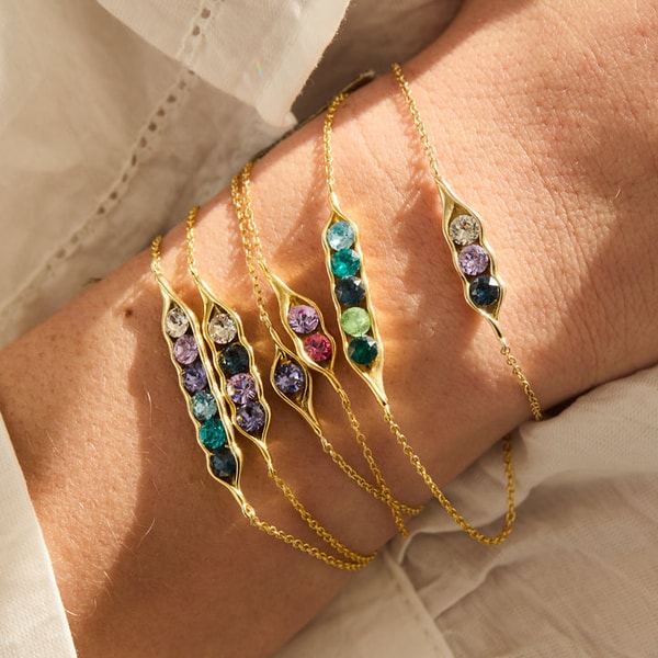 Mill Rock East Custom Birthstone Pea in a Pod Bracelet Review