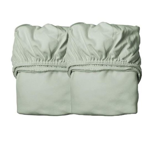 Mimmis.no Leander Laken til Babyseng 60x120cm, Stretch, 2pk Gr&oslash;nn Anmeldelse
