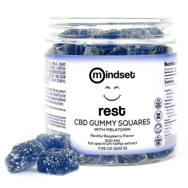 Mindset Wellness CBD Mindset Rest CBD Gummy Squares Reviews