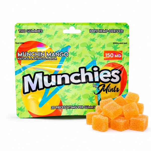 Mints Market Munchies &ndash; Edible Gummies 150MG &ndash; Munchin Mango Review