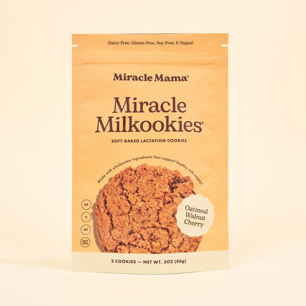 Miracle Milkookies Vegan Soft-Baked Lactation Cookies - Oatmeal Walnut Cherry Review