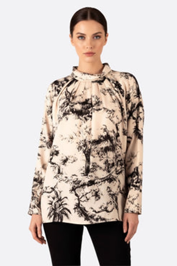 Misciano Paris Blouse imprim&eacute; toile de Jouy Revue