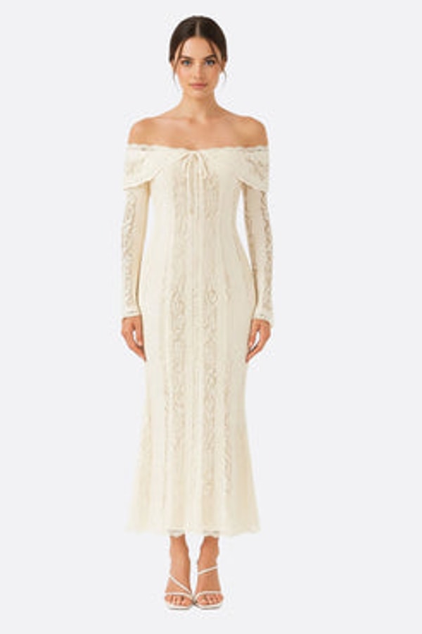Misciano Paris Robe blanche en dentelle Avis