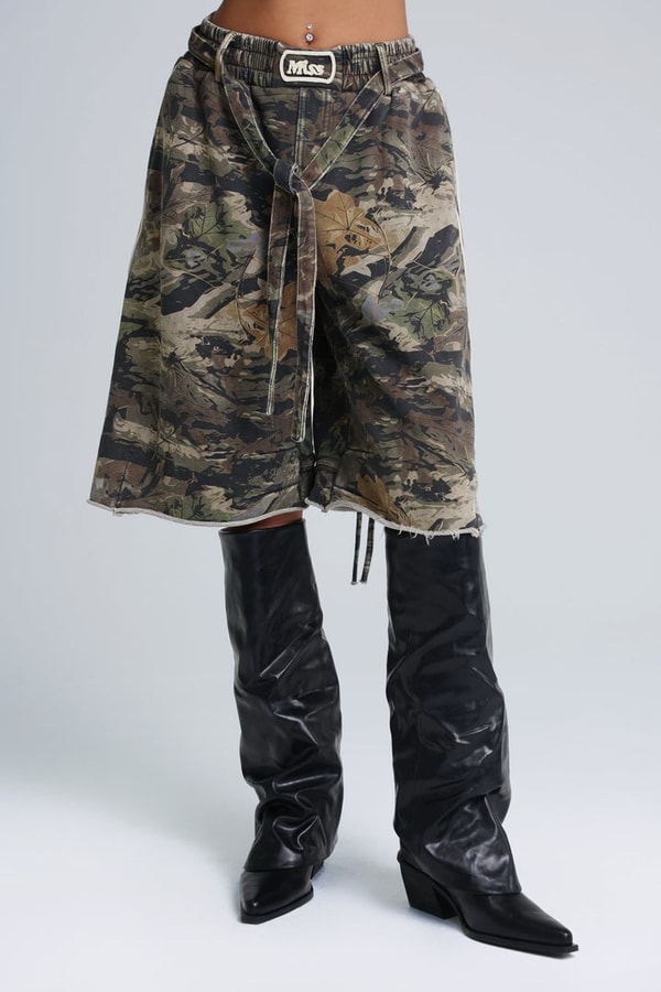 Miss Me Jeans Manhunt Camo Baggy Shorts Review