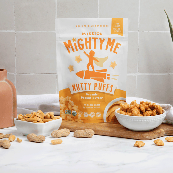 Mission MightyMe Organic Peanut Butter Puffs Review
