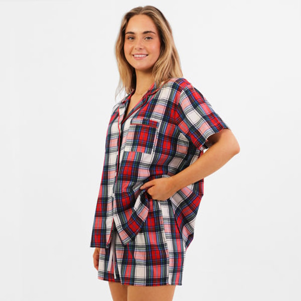 Mitch Dowd Womens Bamboo Check Fam Jam Pyjama Set Review