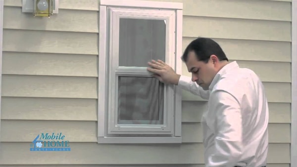 Mobile Home Kinro 30" x 27" White Vinyl Vertical Sliding Window Reviews