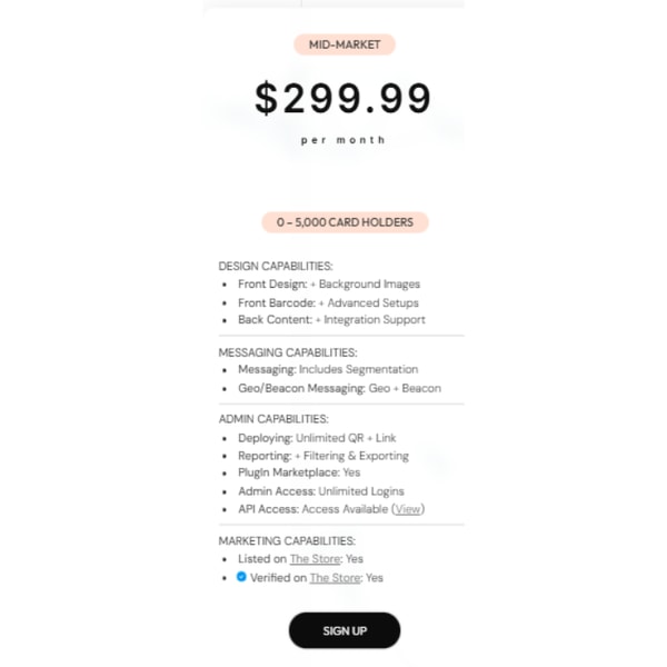 Mobile Wallet Cards MID-MARKET Review