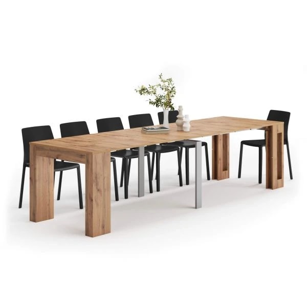 Mobili Fiver Easy, Extendable Console Table with Extension Leaves Holder Review